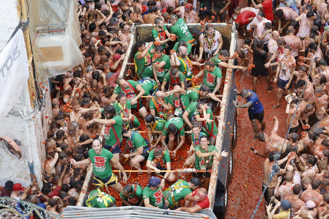 Las mejores imágenes de la Tomatina de Buñol 2024