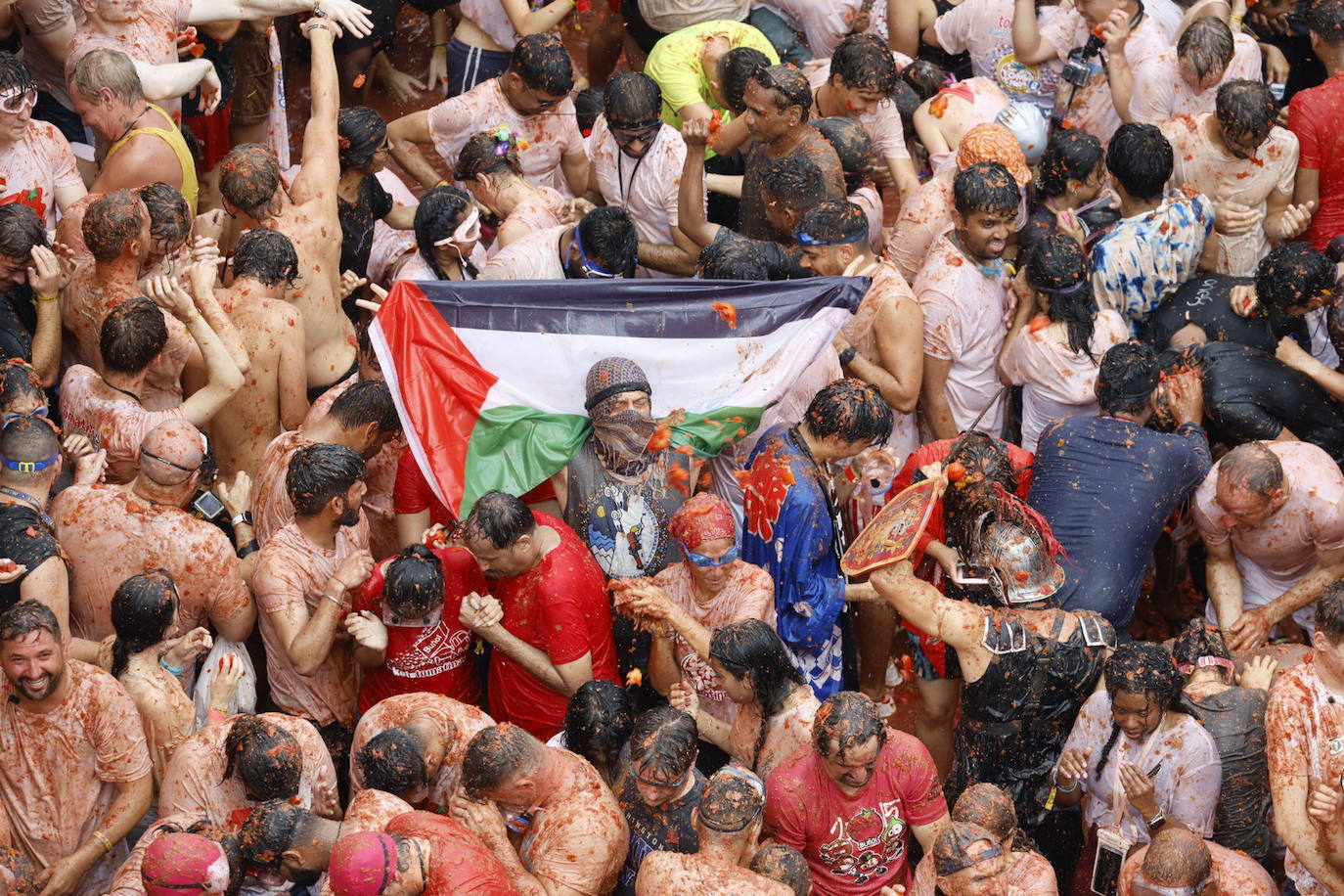 Las mejores imágenes de la Tomatina de Buñol 2024