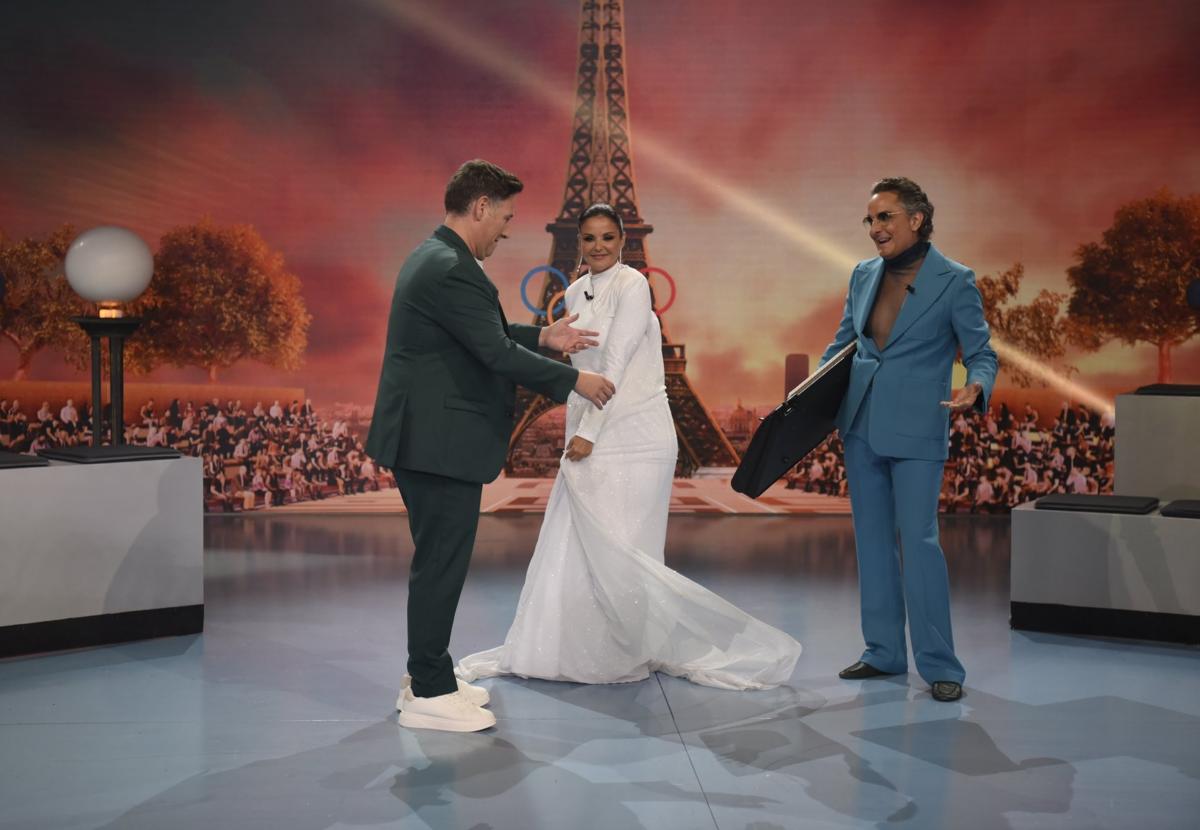 Carlos Latre, Marta Torné y Josie, en el tercer programa de 'Babylon Show'.