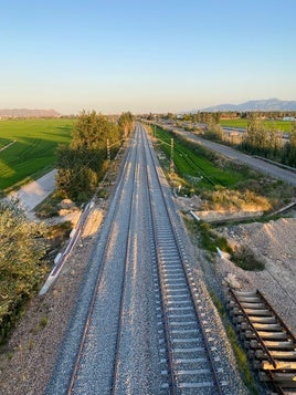 Estado de las vías entre Silla y Cullera.