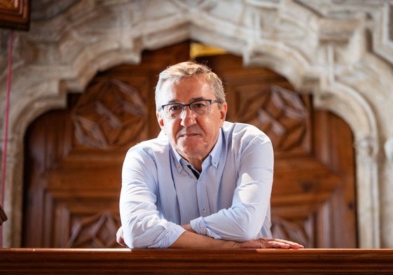 Rovira, en el Palau de la Generalitat tras el último pleno del Consell.