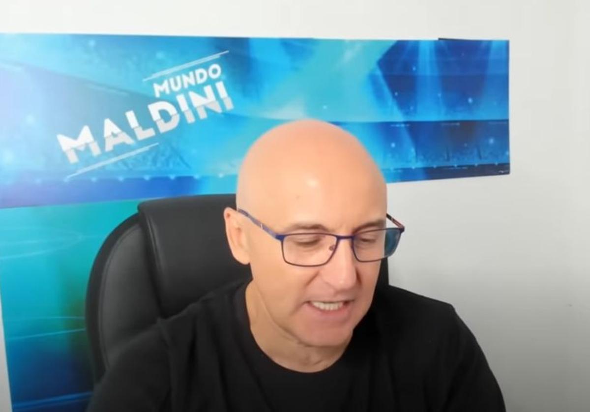 Julio Maldonado 'Maldini', en su canal de Youtube.