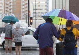 Un día de lluvia en Valencia