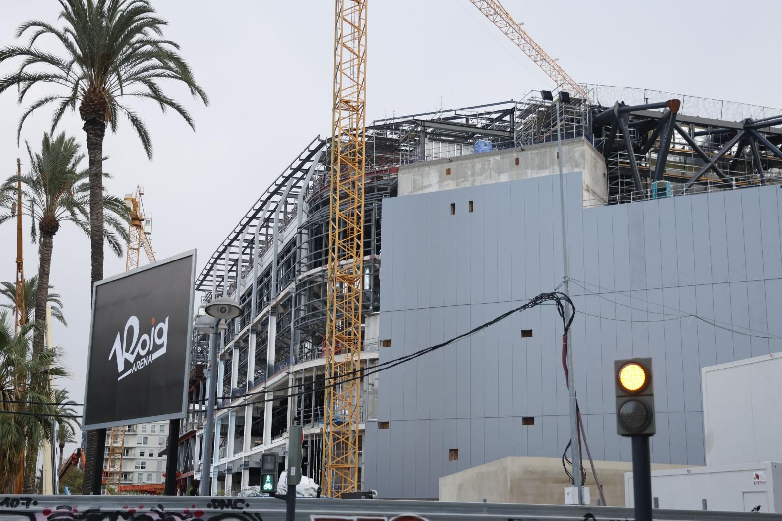 Así avanzan las obras del Roig Arena