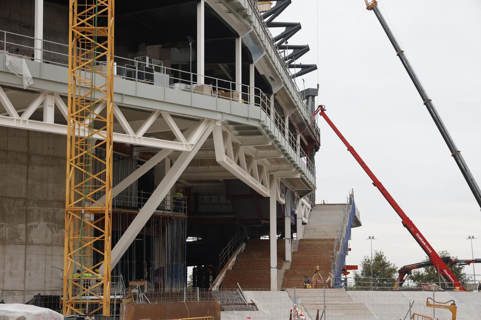 Así avanzan las obras del Roig Arena