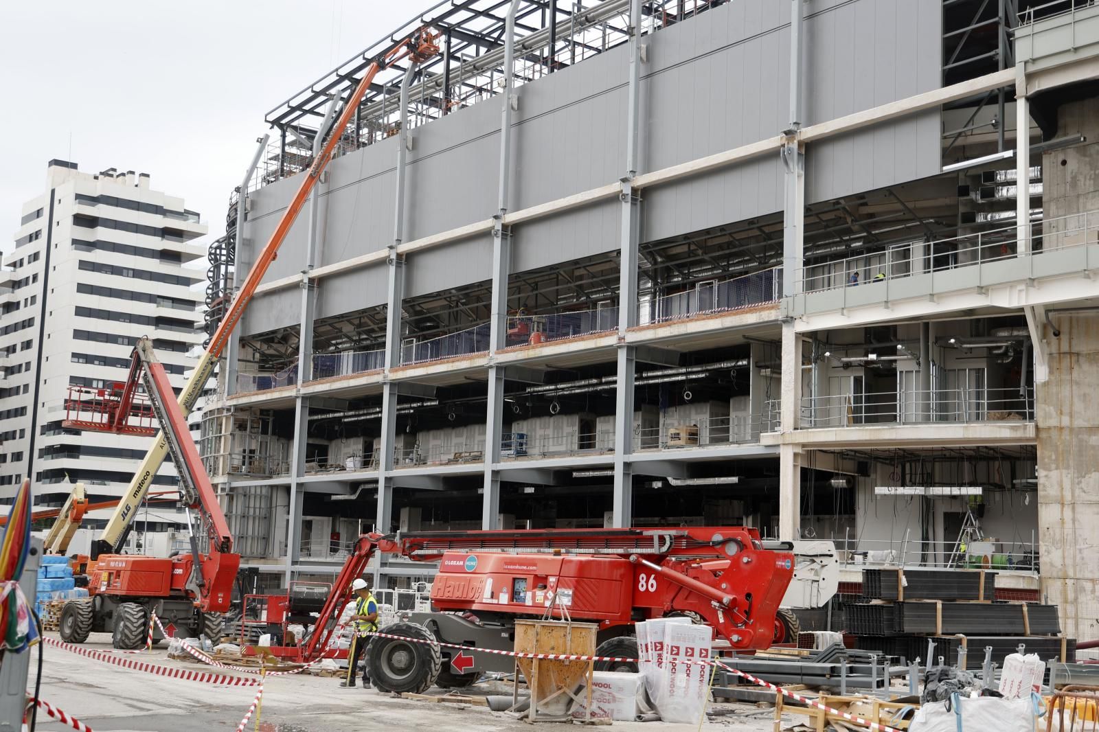 Así avanzan las obras del Roig Arena