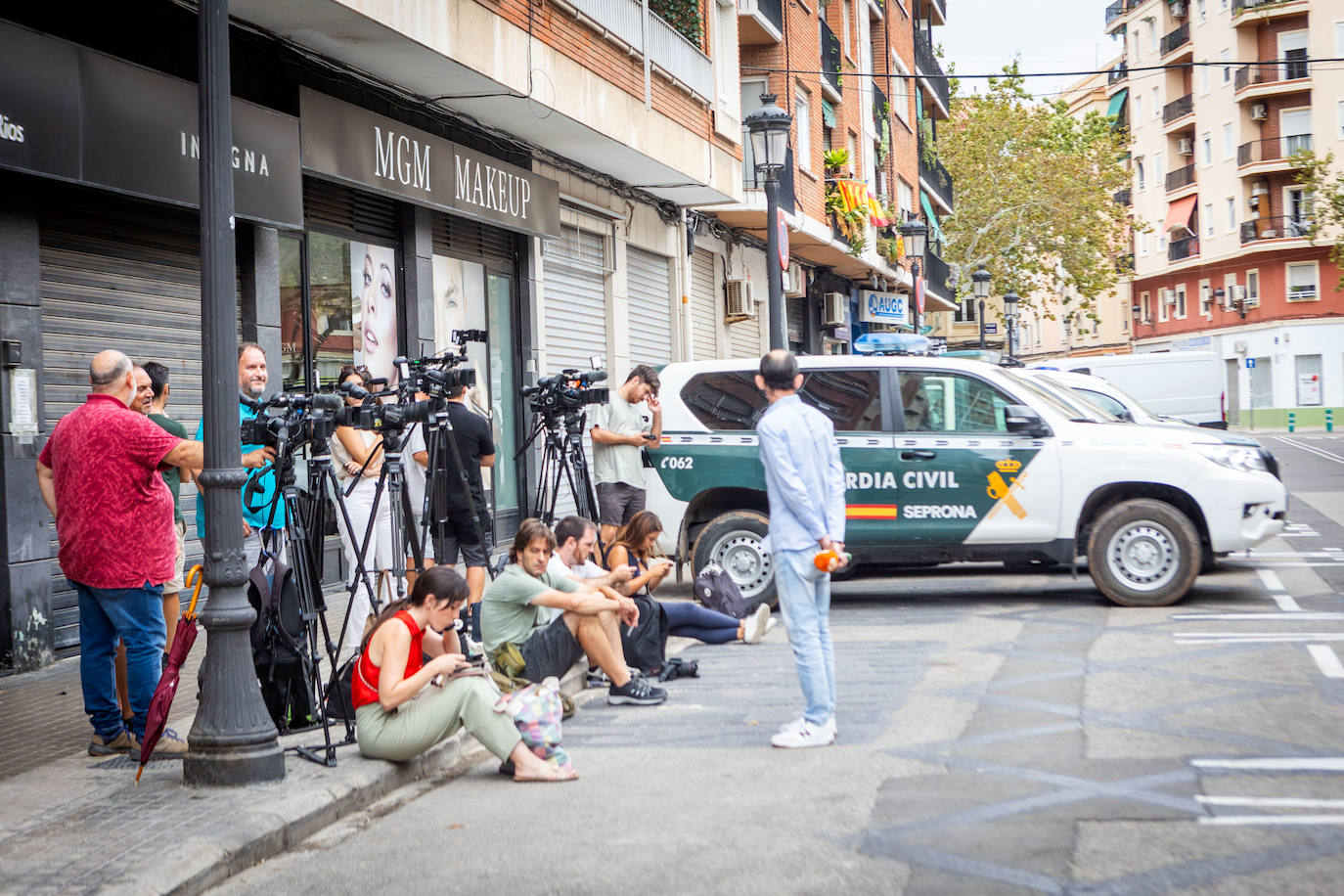 Fotos de Rafa Mir rumbo al juzgado y antes de declarar