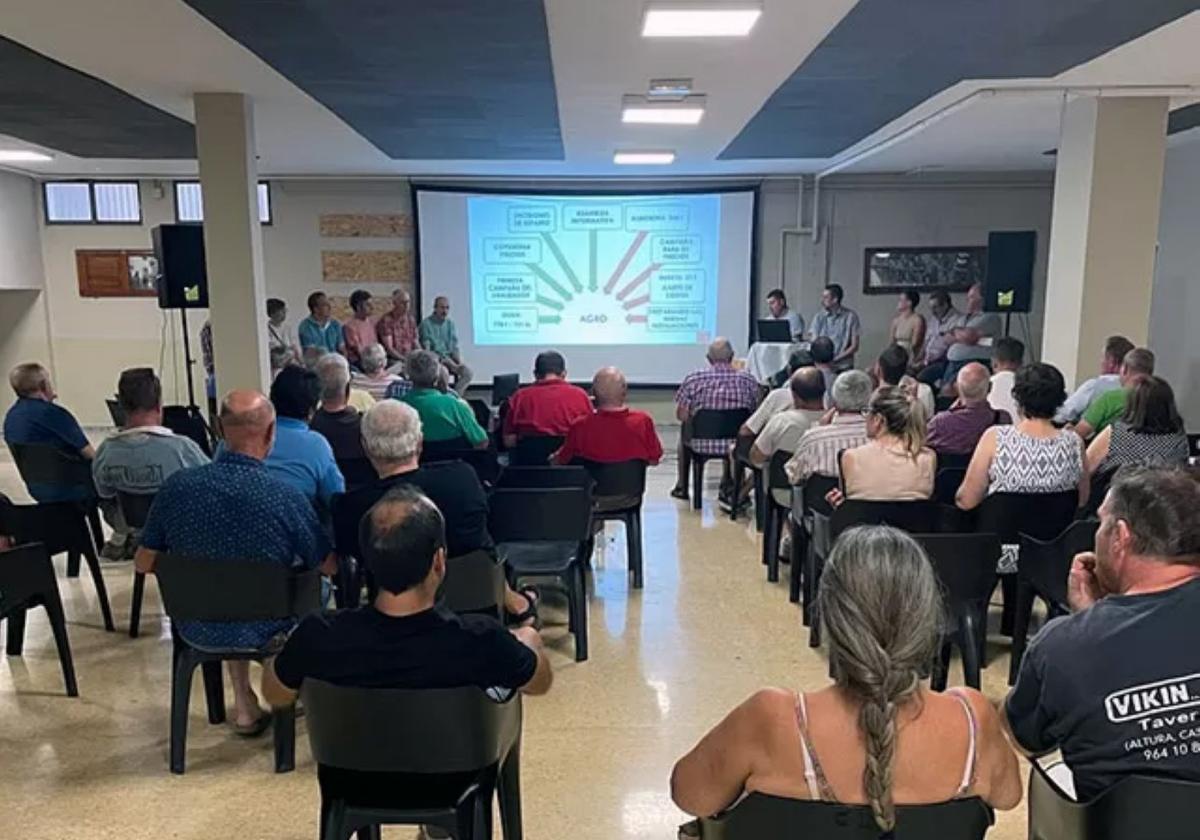 Un momento de la asamblea en la que se presentaron las cuentas anuales.