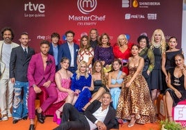 Concursantes y presentadores de Masterchef Celebrity 9.