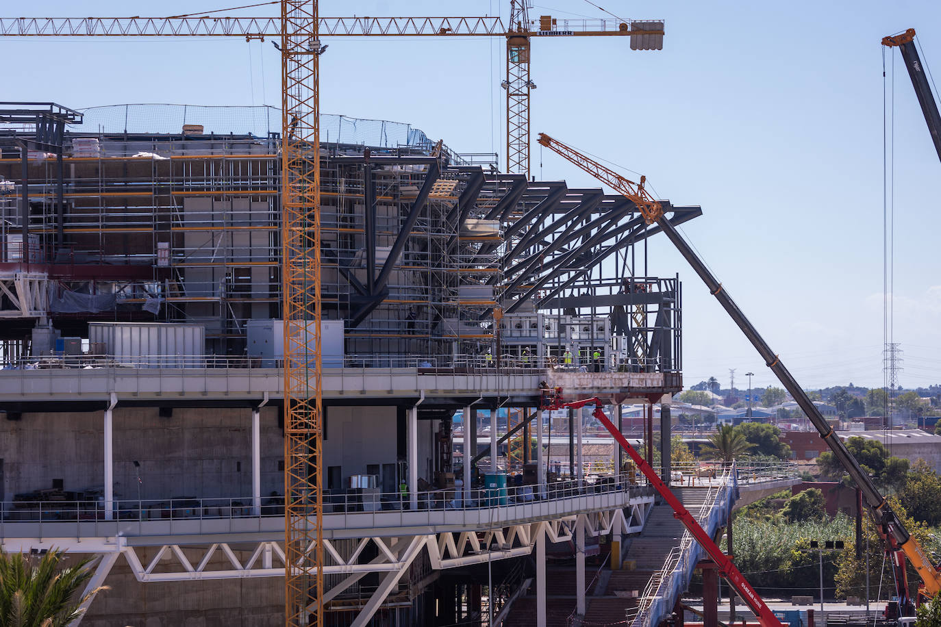 Fotos: así es el nuevo aparcamiento Roig Arena en Valencia, con 8 plantas y más de 1.000 plazas