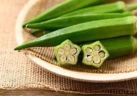 Okra en una imagen de archivo.