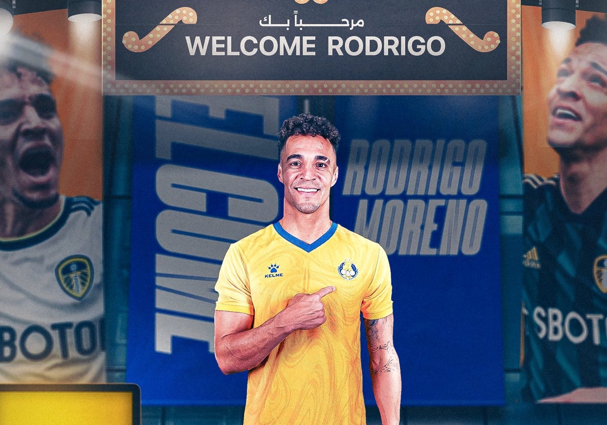 Presentación de Rodrigo Moreno con su nuevo club.