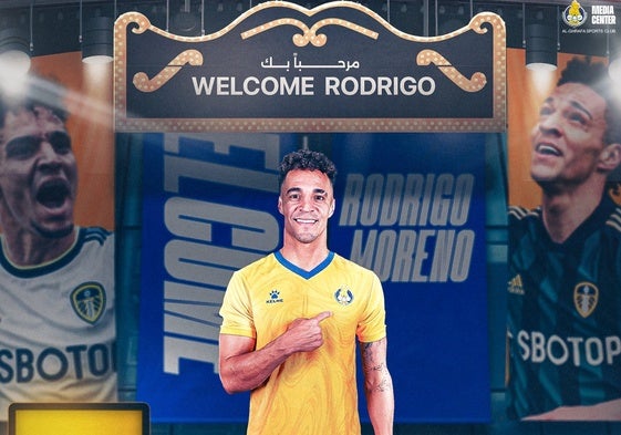 Presentación de Rodrigo Moreno con su nuevo club.