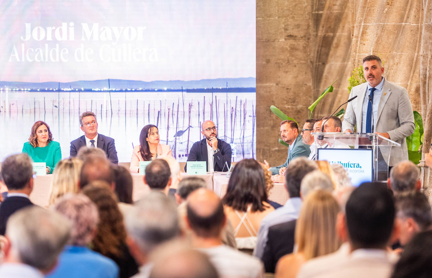 Fotos de la reunión de alcaldes para pedir que la Albufera sea Reserva de la Biosfera