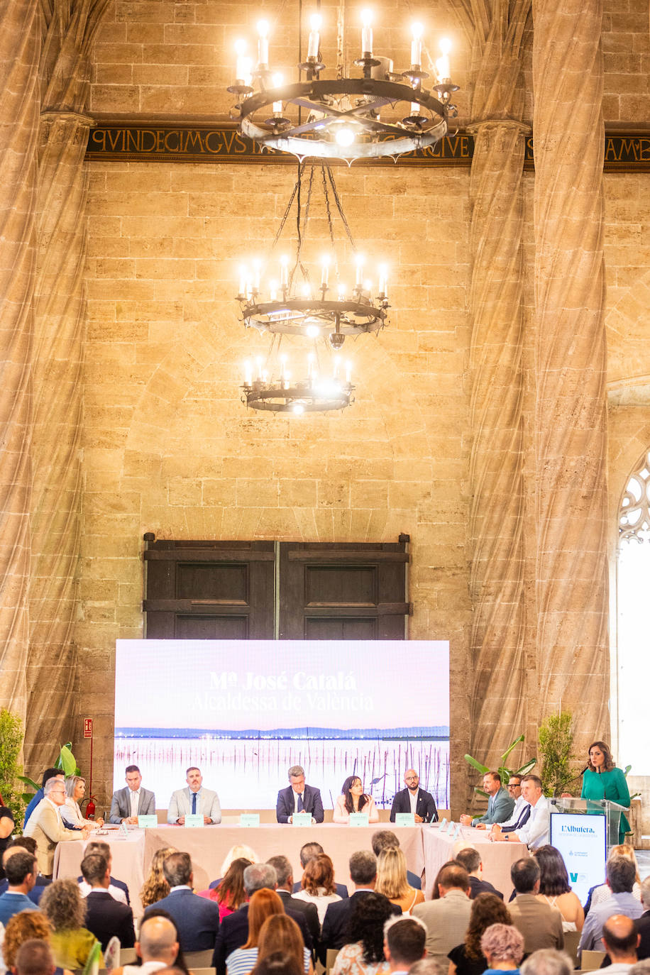 Fotos de la reunión de alcaldes para pedir que la Albufera sea Reserva de la Biosfera