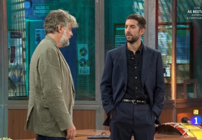 Raúl Cimas y David Broncano en 'La Revuelta' de este jueves.