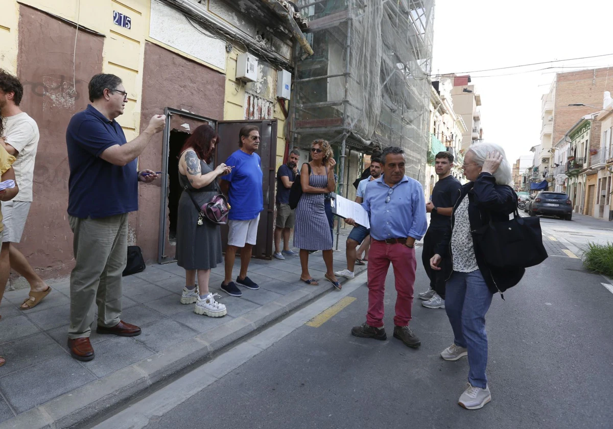 La subasta de casas en el Cabanyal triplica su valor en una década 