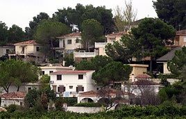 Una urbanización de Godelleta.