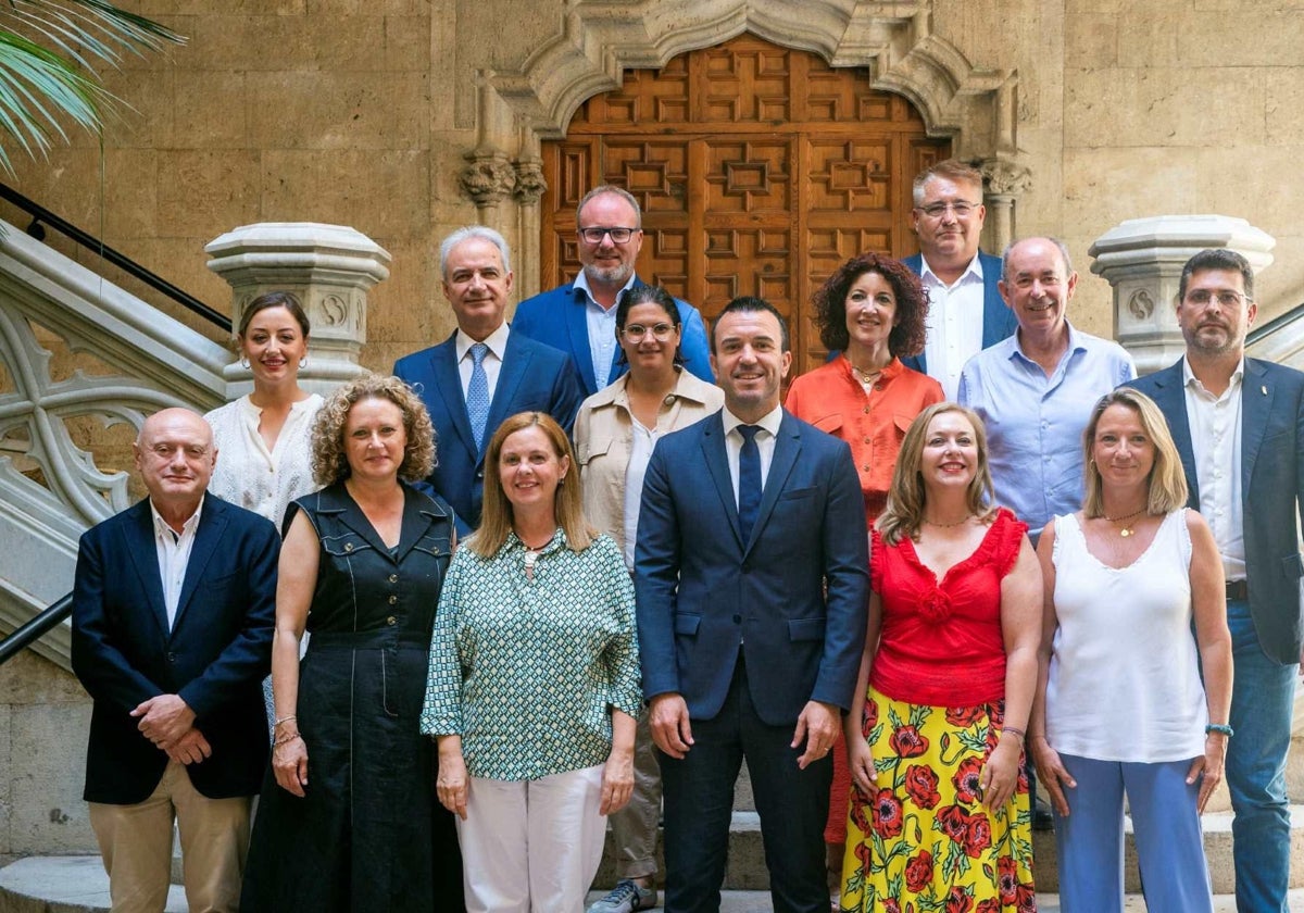 El equipo de gobierno de la Diputación de Valencia.