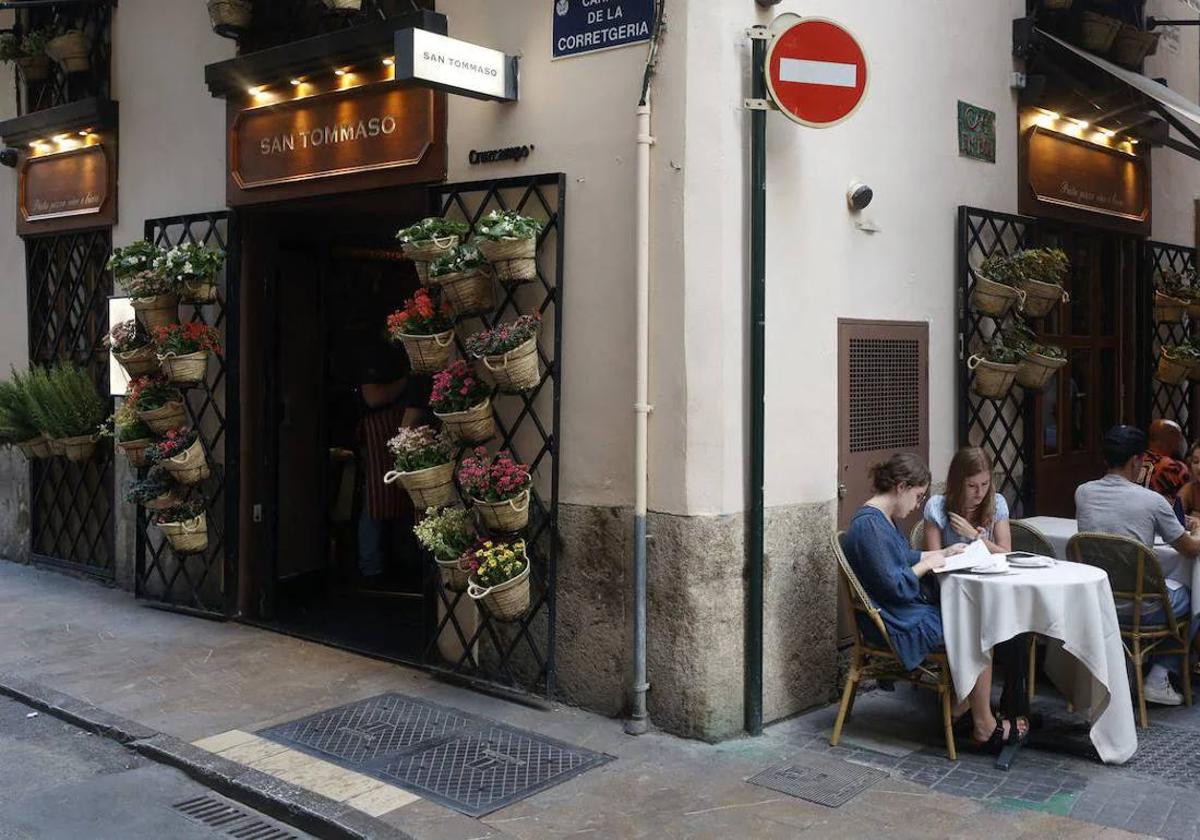 Restaurante San Tommaso en Valencia.