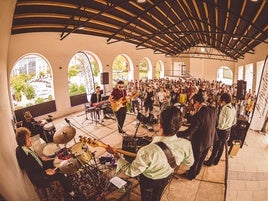 Uno de los conciertos celebrados en el Museo del Textil de Ontinyent.