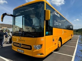 Bus de la nueva red del corredor.