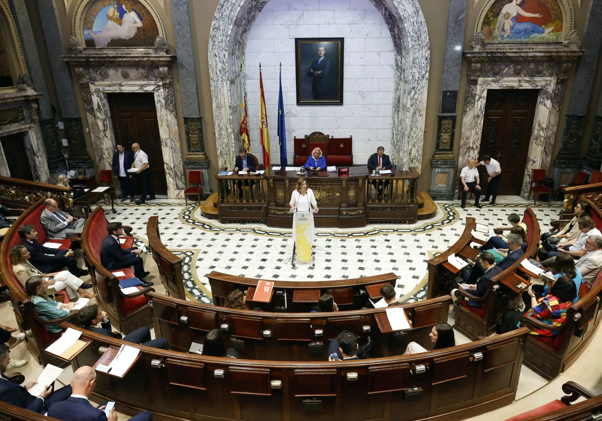 Vox vota en contra del reconocimiento de honores y distinciones a Marc Ganell y la Coordinadora Feminista de València 