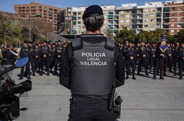 Policía Local de Valencia, en una imagen de archivo.