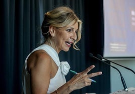 La vicepresidenta segunda y ministra de Trabajo y Economía Social, Yolanda Díaz, en una imagen de archivo.