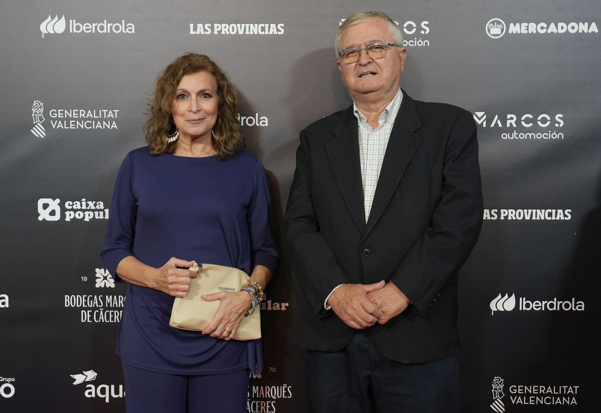 Amparo Ferrando y José María Anchel, representantes de la Fundación Coso.