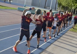 Entrenamiento específico del Club d'Atletisme Vila d'Alaquàs.