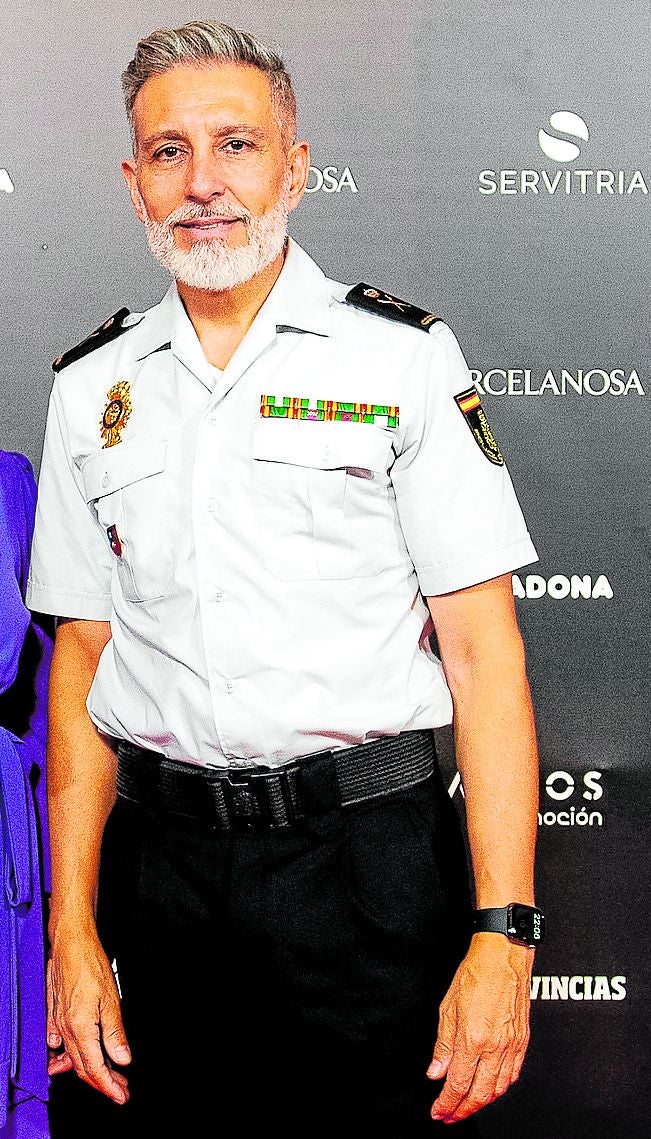 Carlos Gajero, el jefe superior de la Policía Nacional.