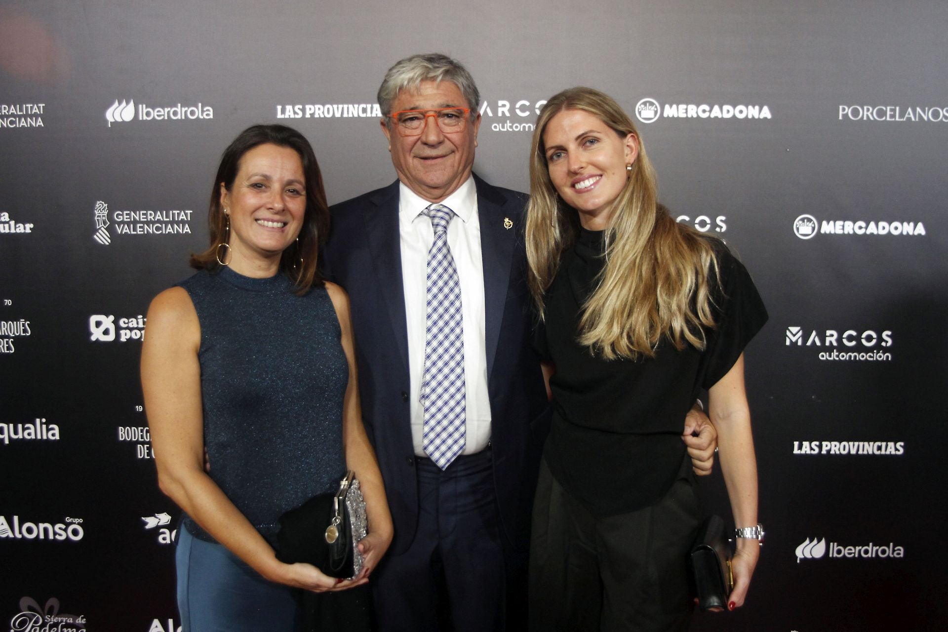 Paula Escandell, bancaria; Jaime Portolés, presidente del Real Club Náutico de Dénia y Teresa Cerdà, estudiante de Arquitectura.