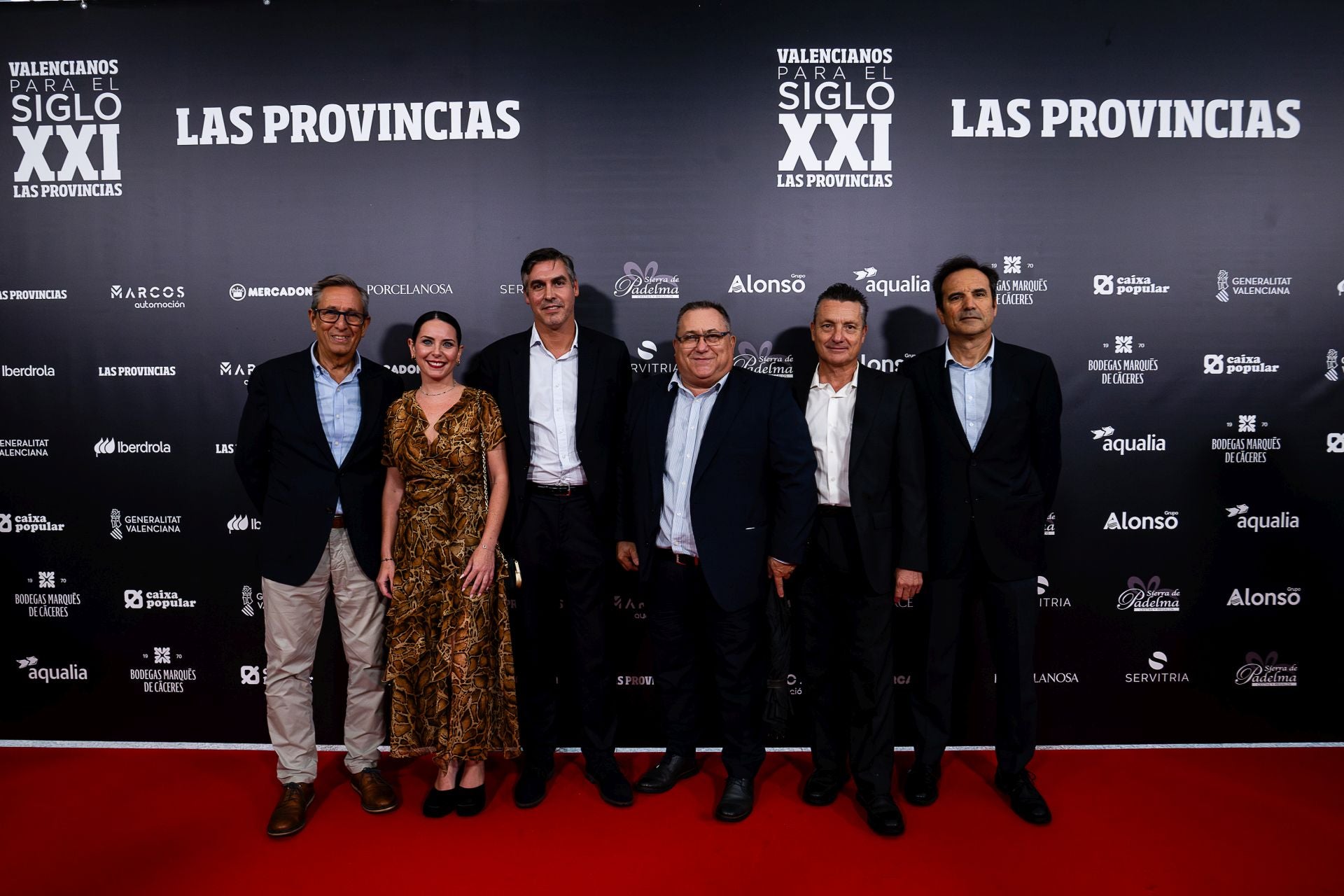 Manuel Roca, Olga Monrabal, Luis Albert, Pascual Valmaña, Octavio Blasco y Paco Burgos, de Umivale