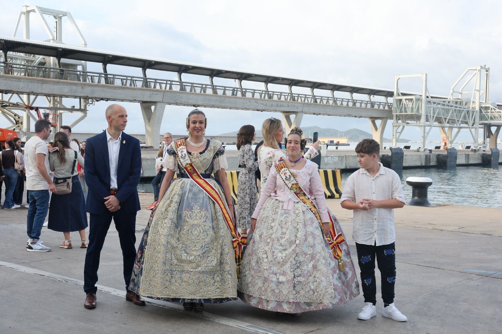 Las candidatas a Fallera Mayor de Valencia visitan Ibiza