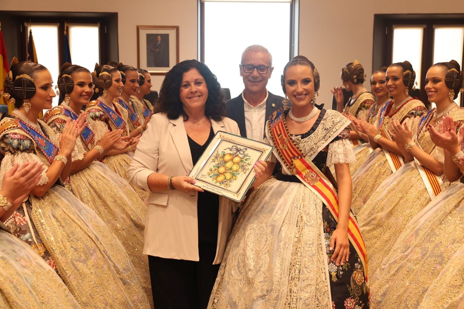 Las candidatas a Fallera Mayor de Valencia visitan Ibiza