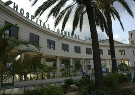 Entrada del Hospital General de Valencia.