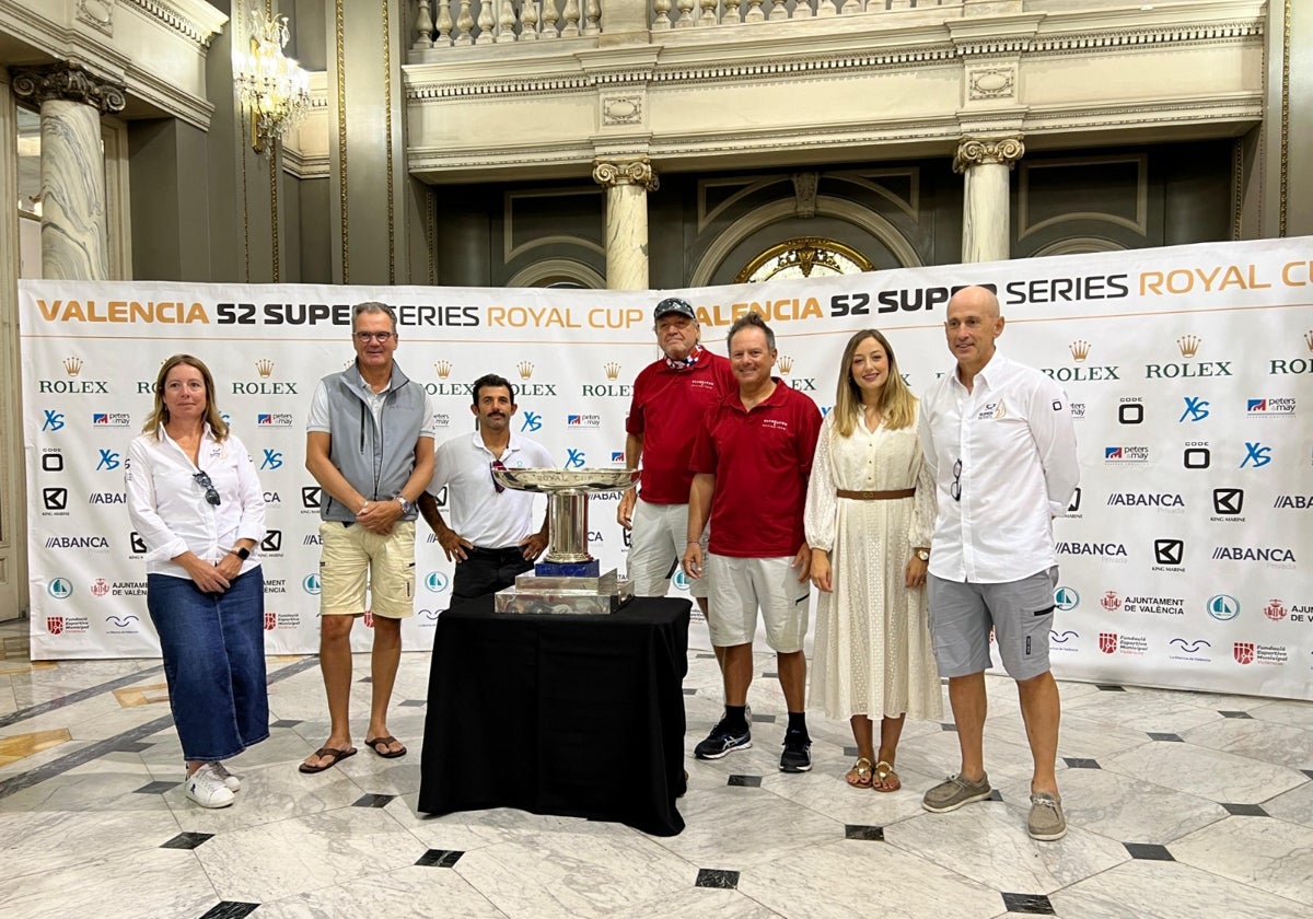 Presentación de la 52 Super Series en el Ayuntamiento de Valencia.