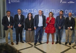 La delegación valenciana en el Festival de San Sebastián.