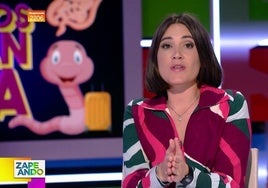 Boticaria García, en una de sus intervenciones en 'Zapeando'.