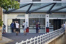 Urgencias del Hopsital Peset de Valencia.