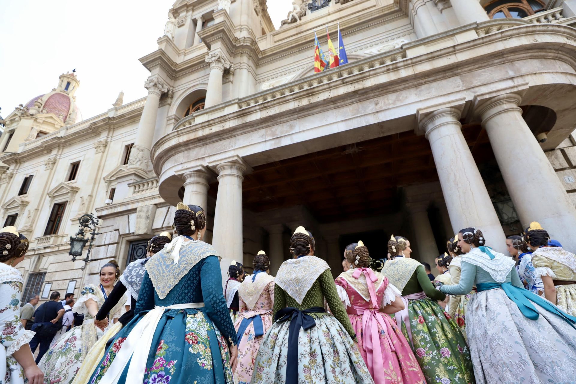 Recta final de las pruebas para las candidatas que optan a ser fallera mayor de Valencia 2025