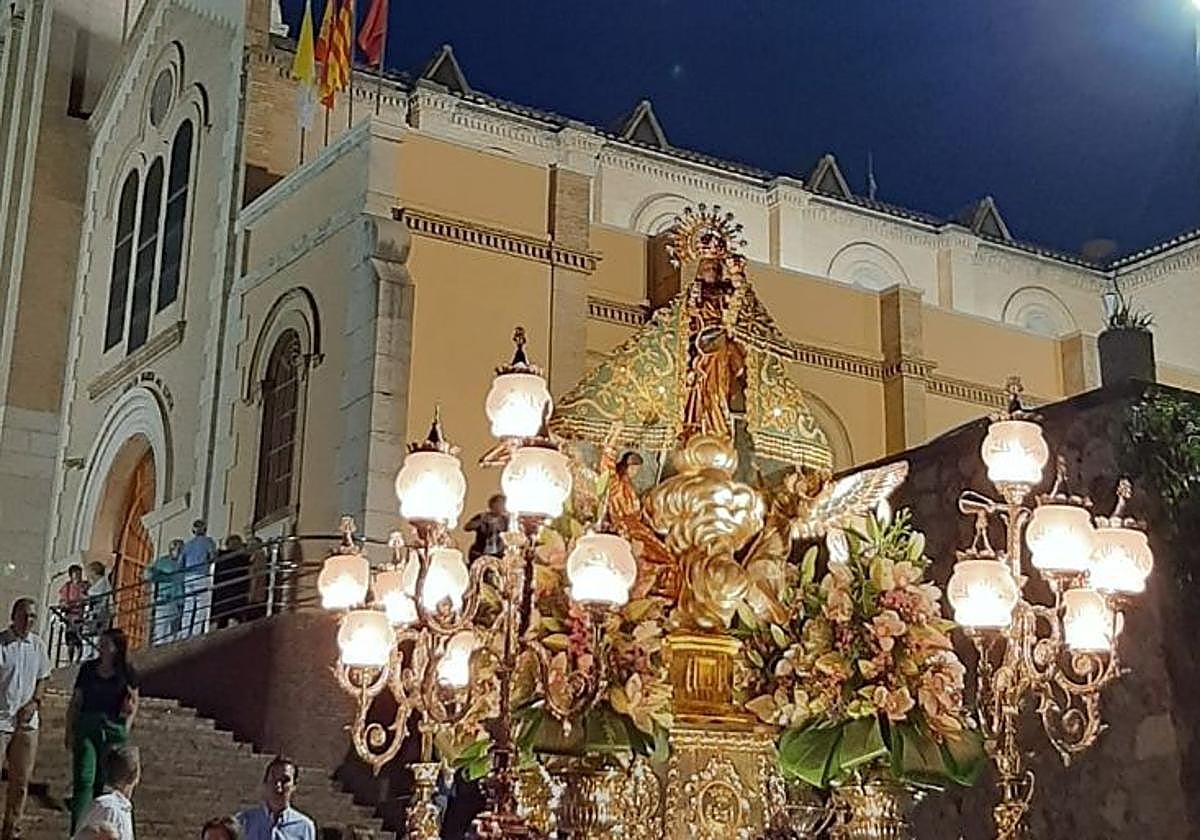 Imagen de la Virgen del LLuch.