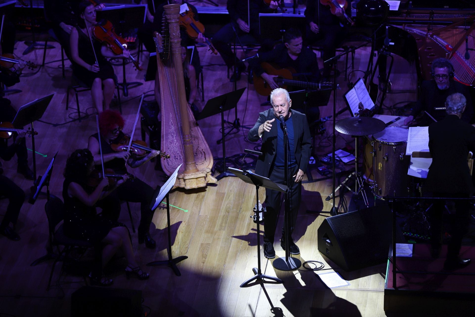 El concierto de Víctor Manuel en Valencia, en imágenes