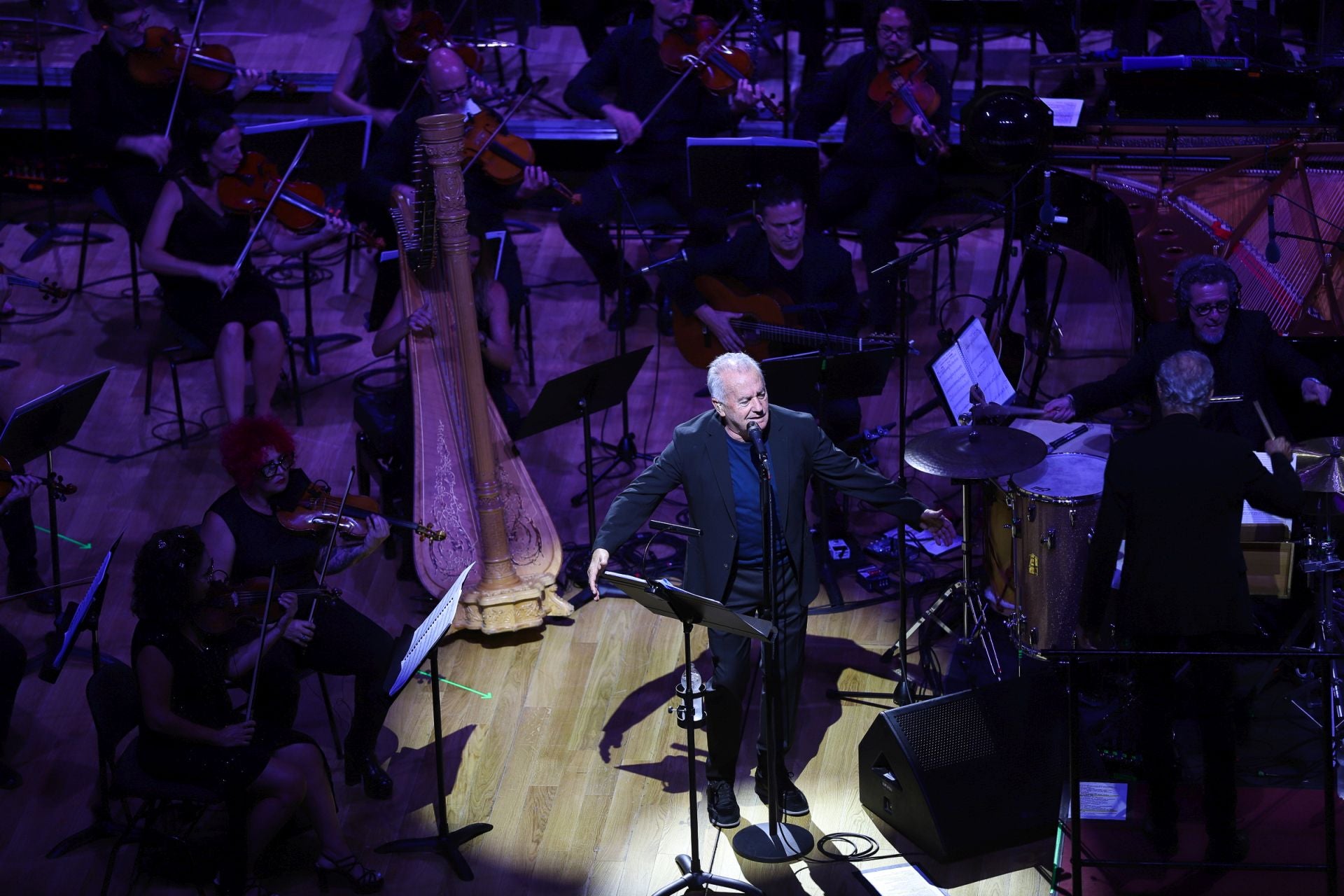 El concierto de Víctor Manuel en Valencia, en imágenes