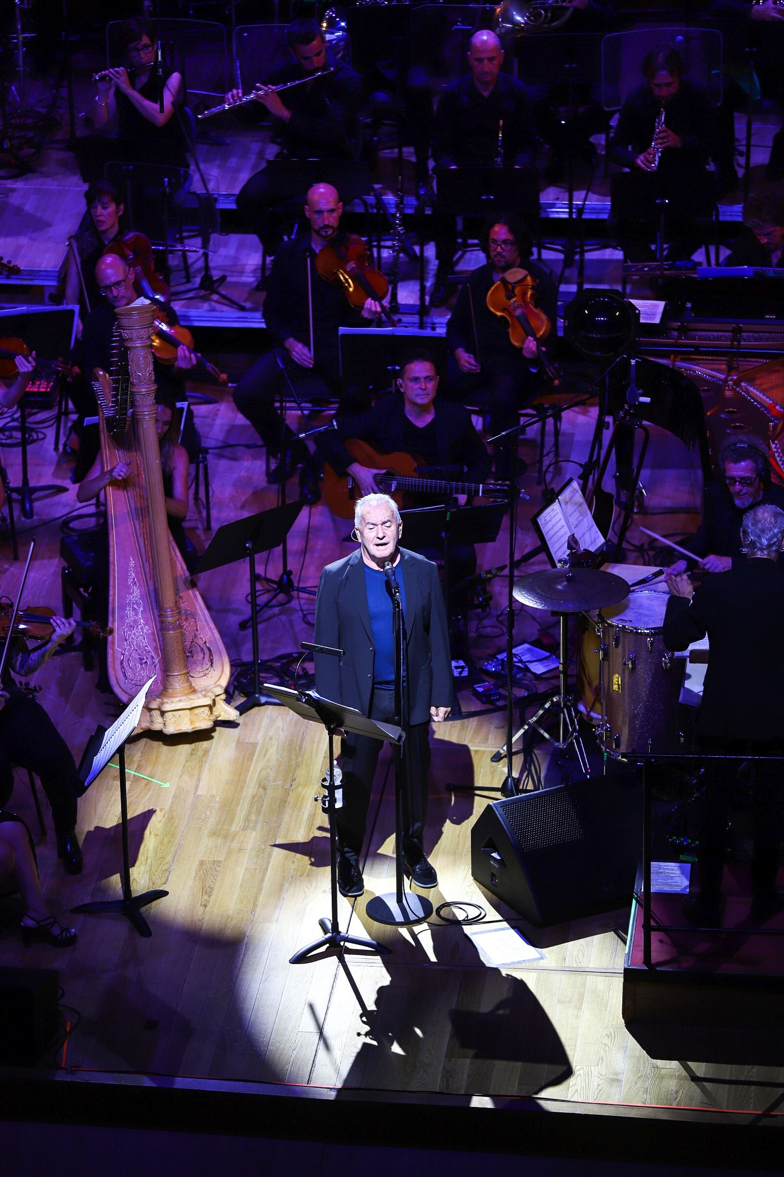 El concierto de Víctor Manuel en Valencia, en imágenes