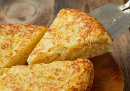 Tortilla de patata, en imagen de archivo.