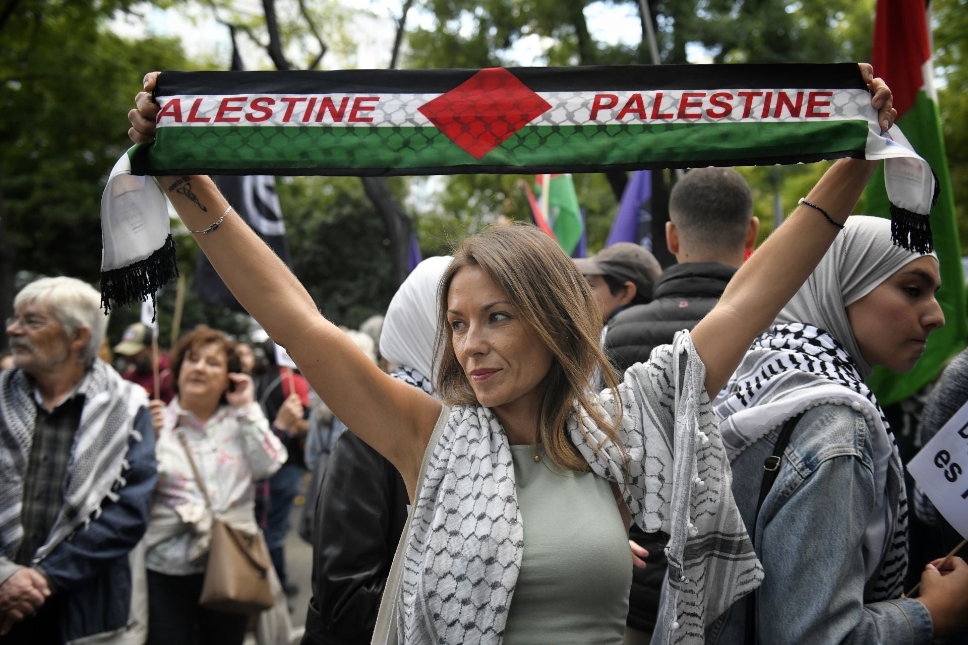 Manifestación pro-Palestina en Valencia