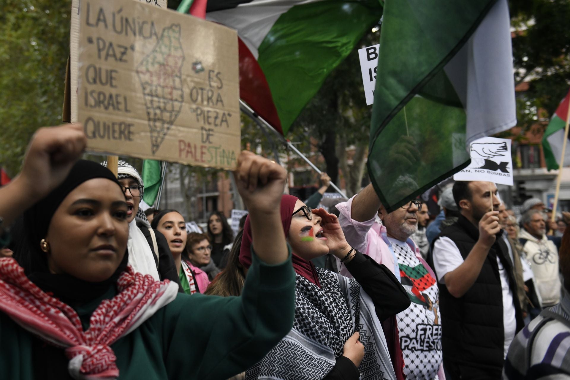 Manifestación pro-Palestina en Valencia