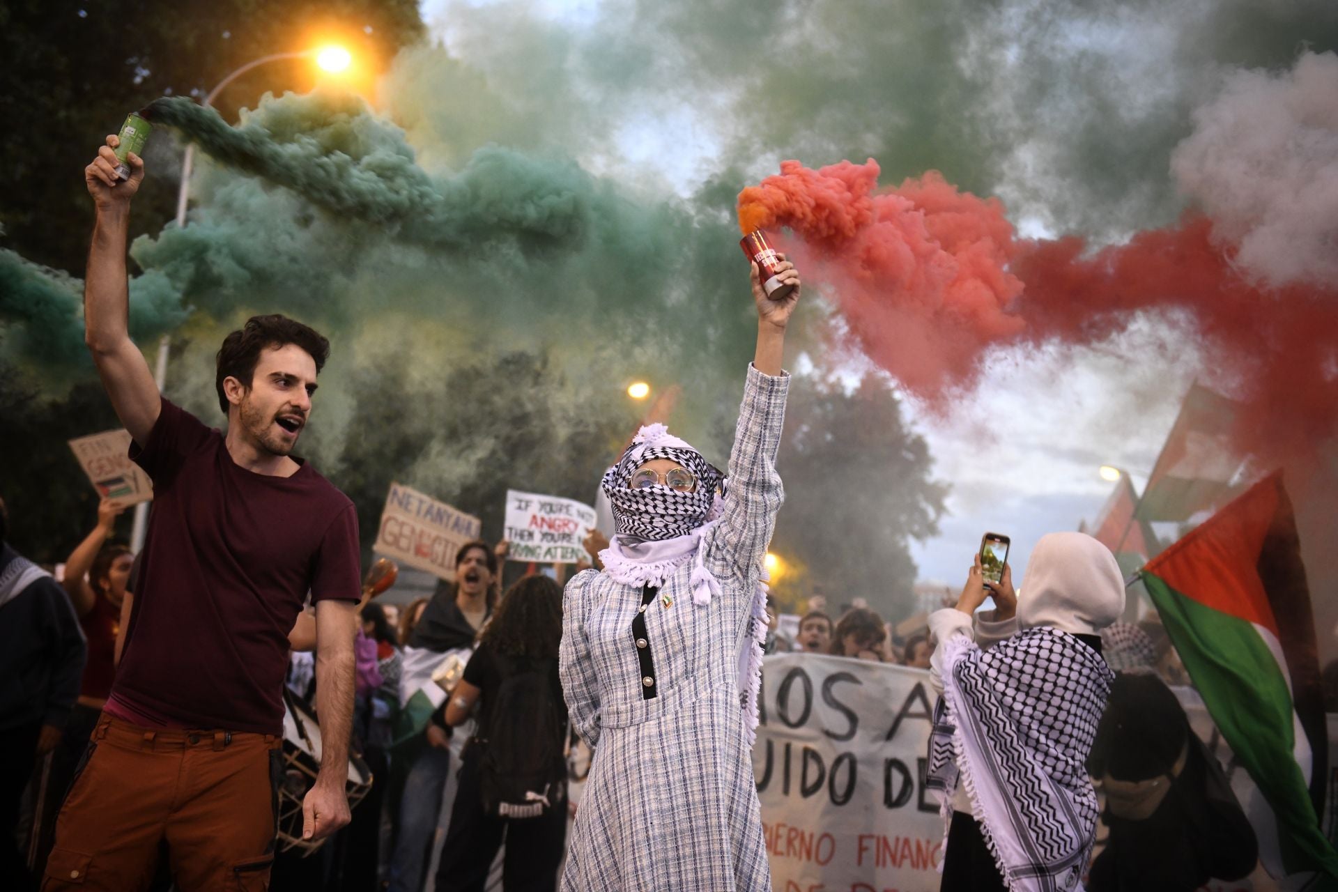 Manifestación pro-Palestina en Valencia